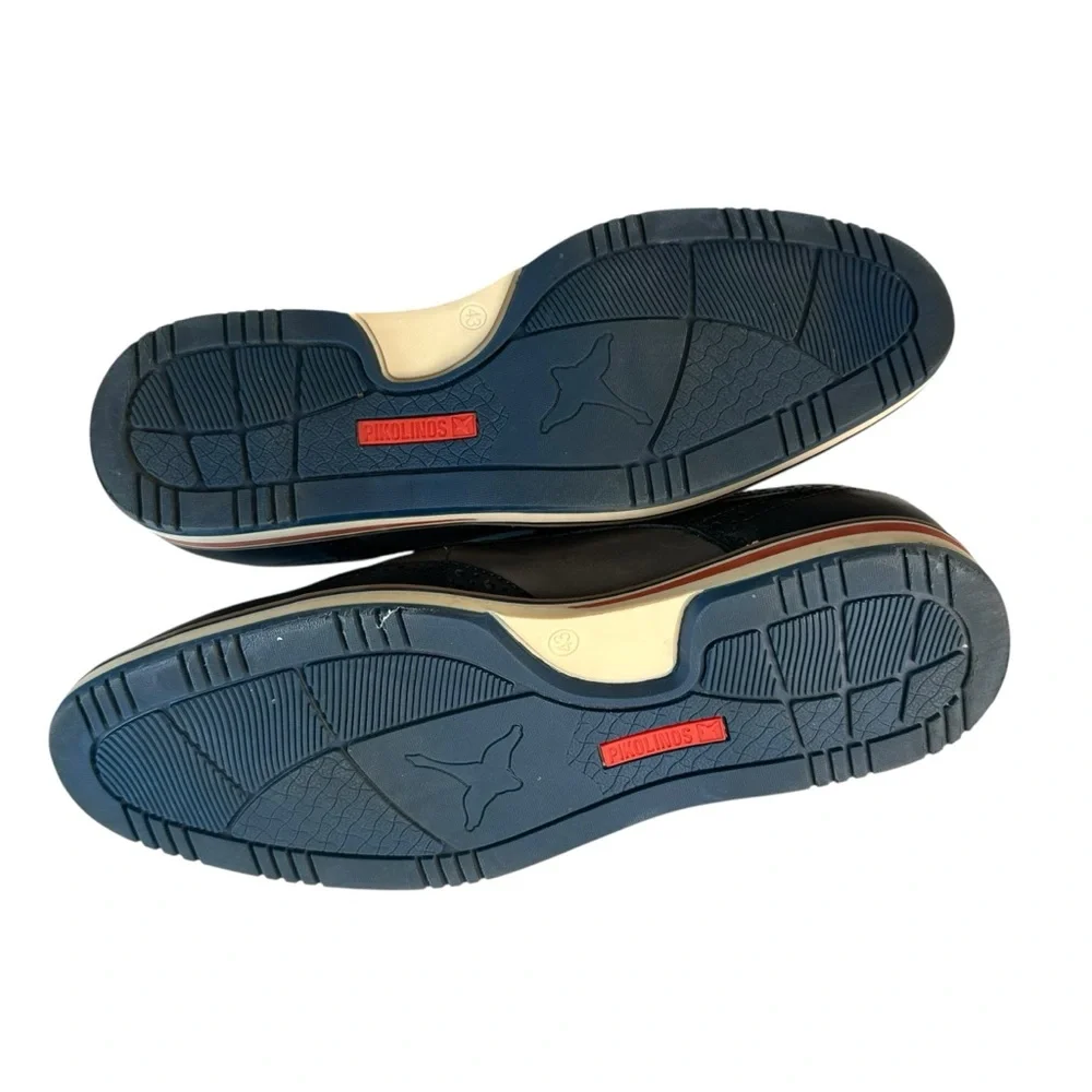 Pikolinos Men's Avila Two-Tone Lace-Up Shoes Size 43 Black/Gray - Picture 7 of 9